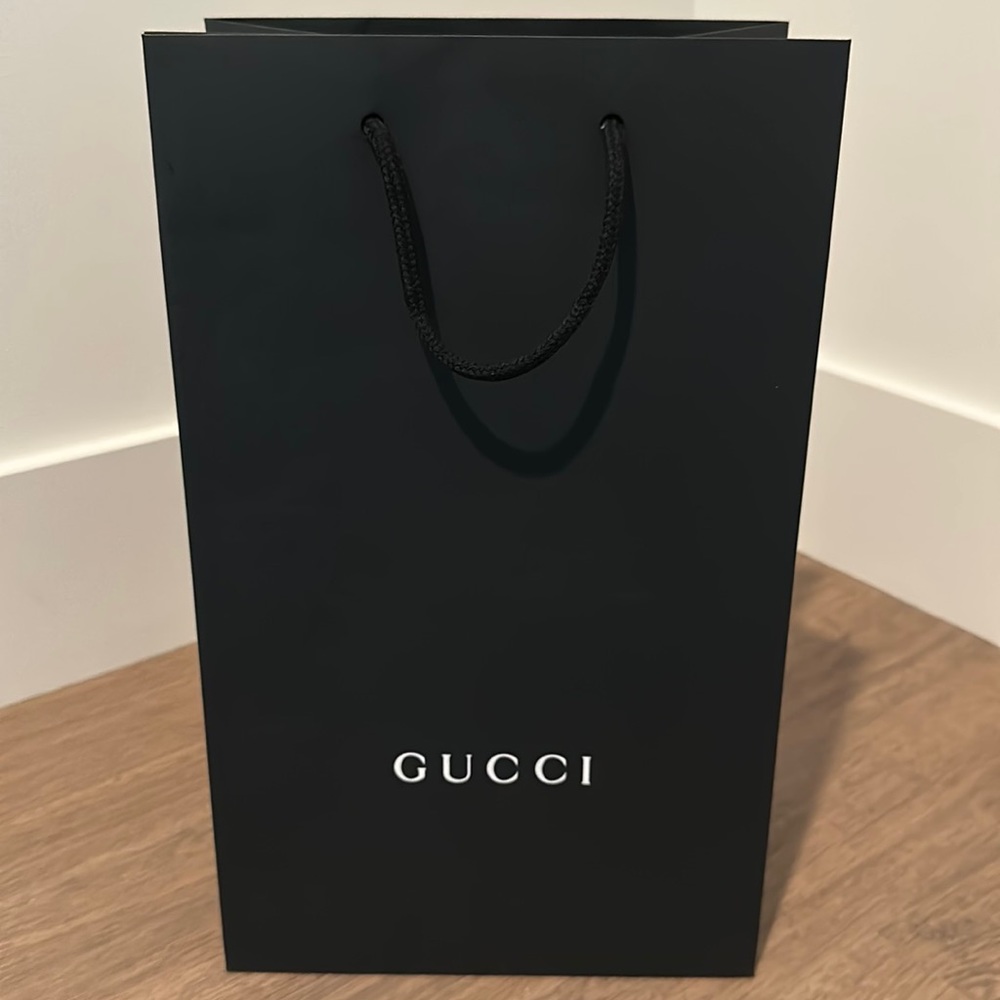 Gucci empty small shopping bag